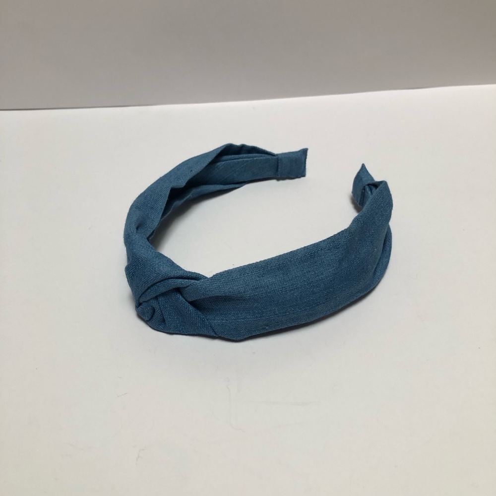 Denim Knot Headband NWOT